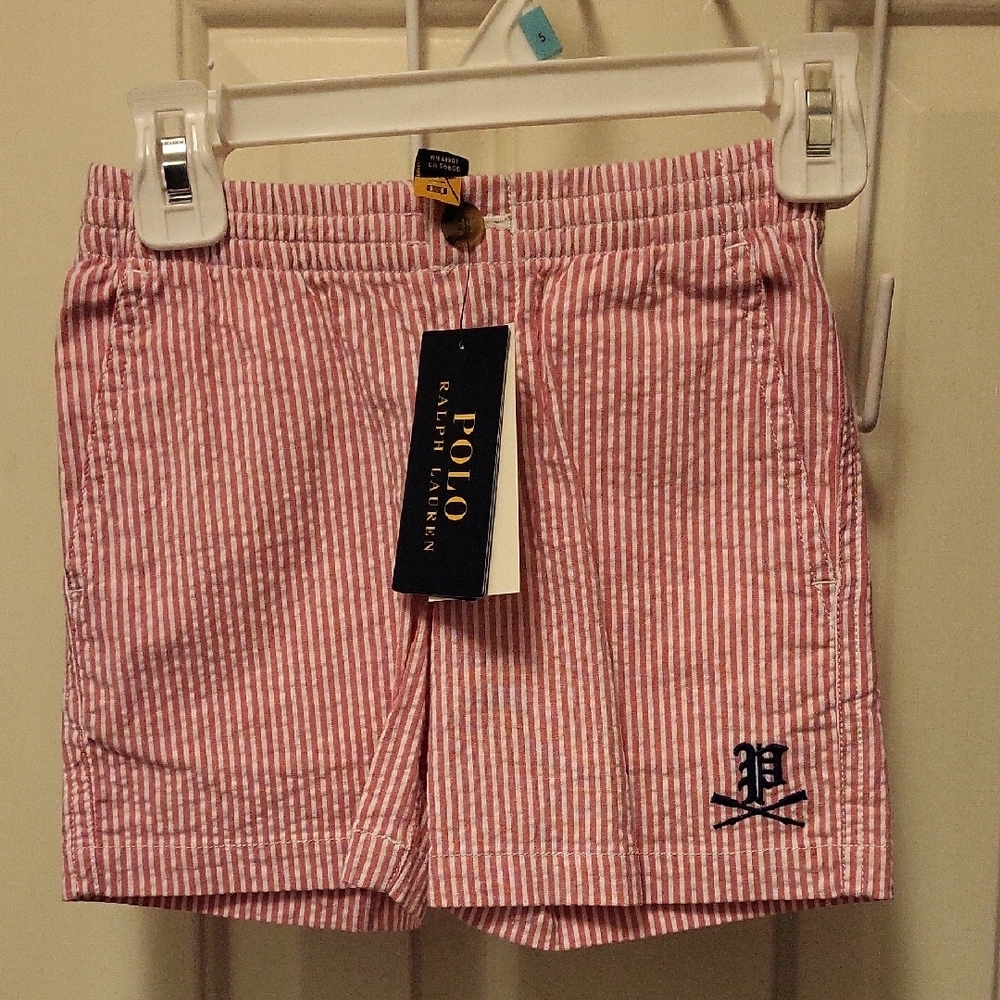 Polo Ralph Lauren Pink Striped Kids Shorts